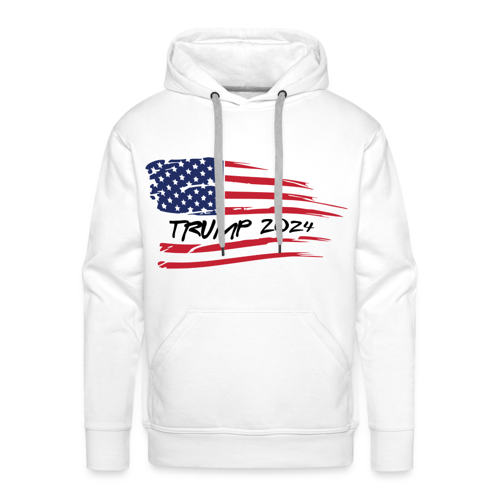 Trump 2024 Men's Premium Hoodie - white