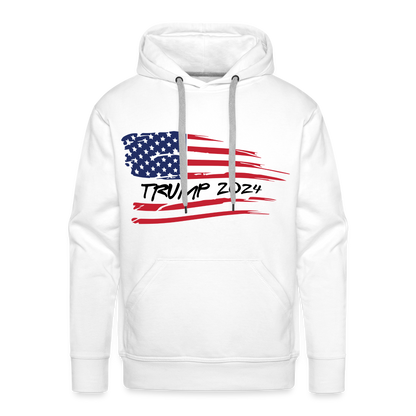 Trump 2024 Men's Premium Hoodie - white