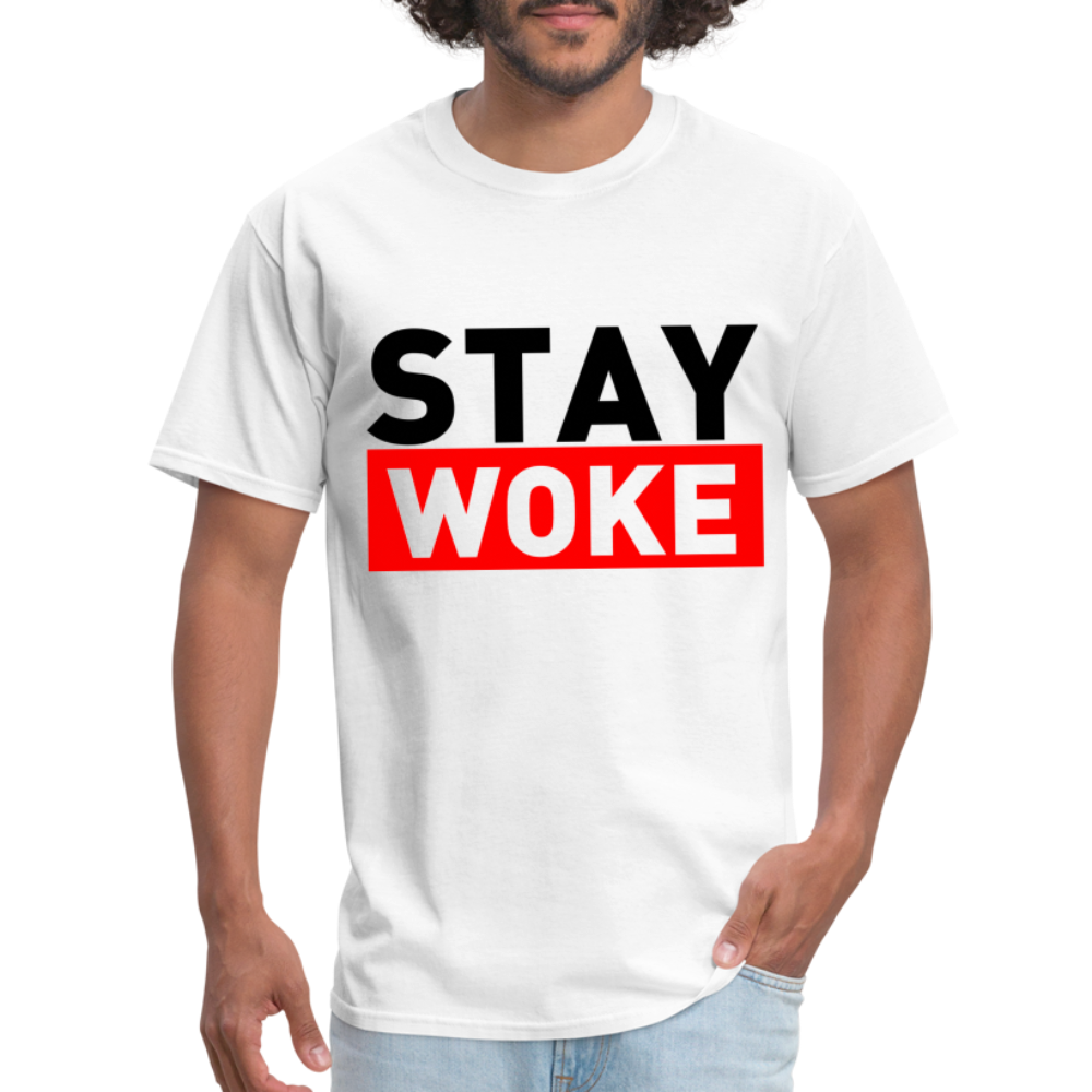 Stay Woke T-Shirt - white