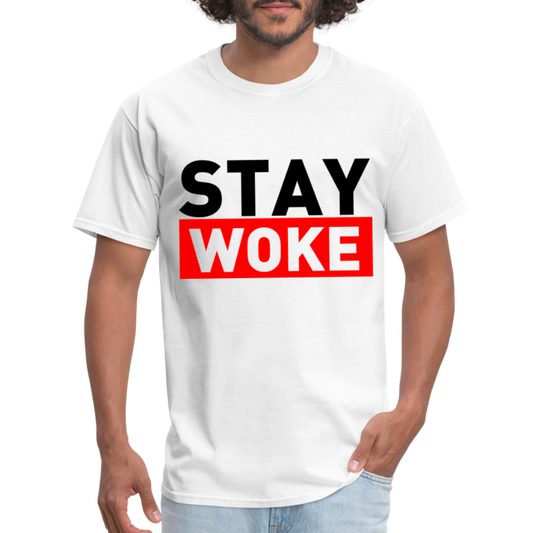 Stay Woke T-Shirt - white