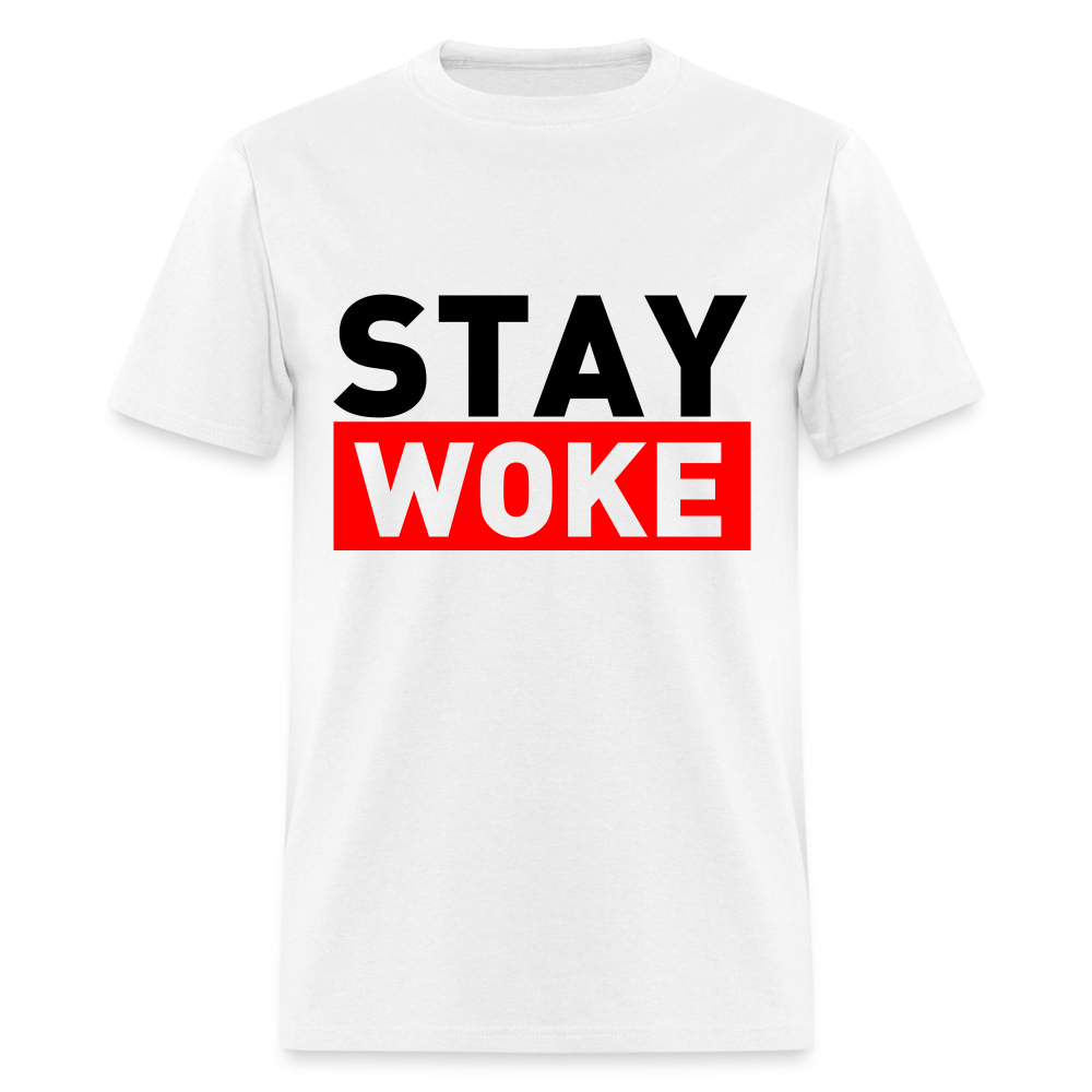 Stay Woke T-Shirt - white