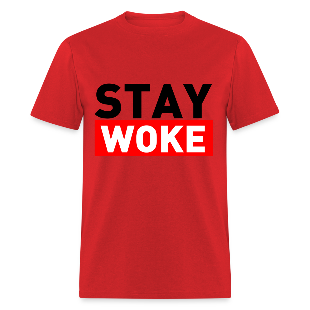 Stay Woke T-Shirt - red