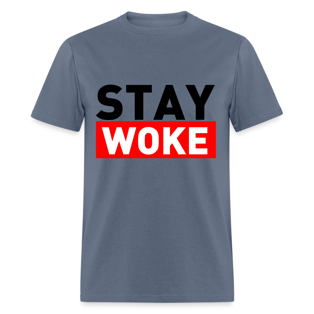 Stay Woke T-Shirt - denim