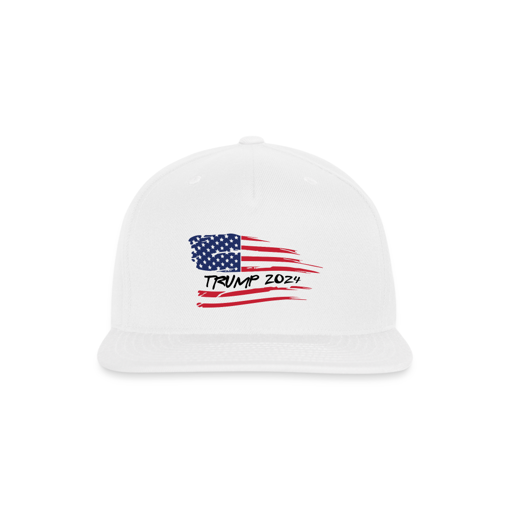 Tump 2024 Snapback Baseball Cap - white