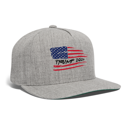 Tump 2024 Snapback Baseball Cap - heather gray