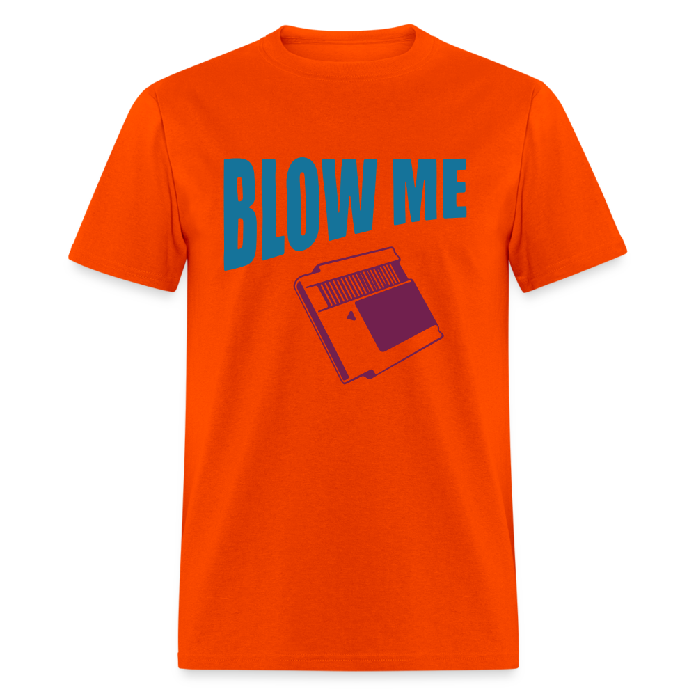 Blow Me T-Shirt (Vintage Cassette) - orange