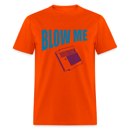 Blow Me T-Shirt (Vintage Cassette) - orange