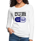Secret Diet Pill Women's Premium Long Sleeve T-Shirt