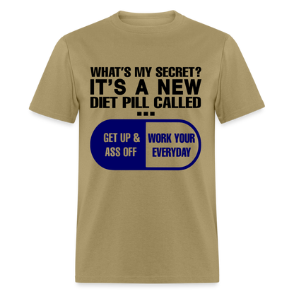 Secret Diet Pill T-Shirt - khaki