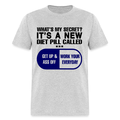 Secret Diet Pill T-Shirt - heather gray