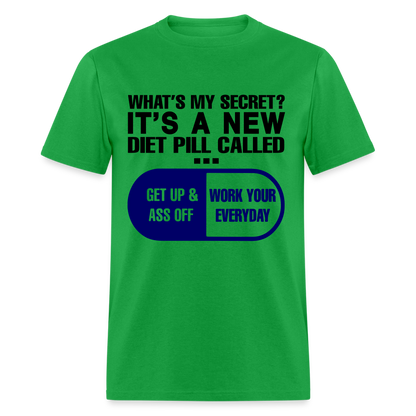 Secret Diet Pill T-Shirt - bright green