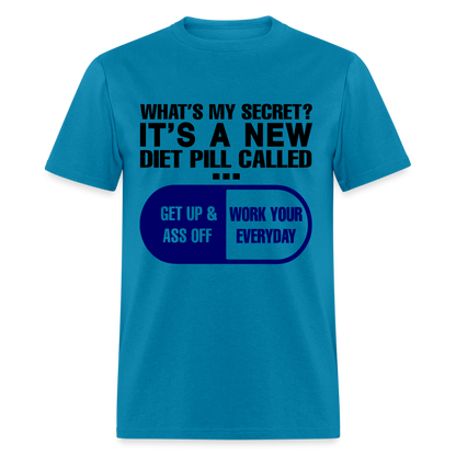 Secret Diet Pill T-Shirt - turquoise