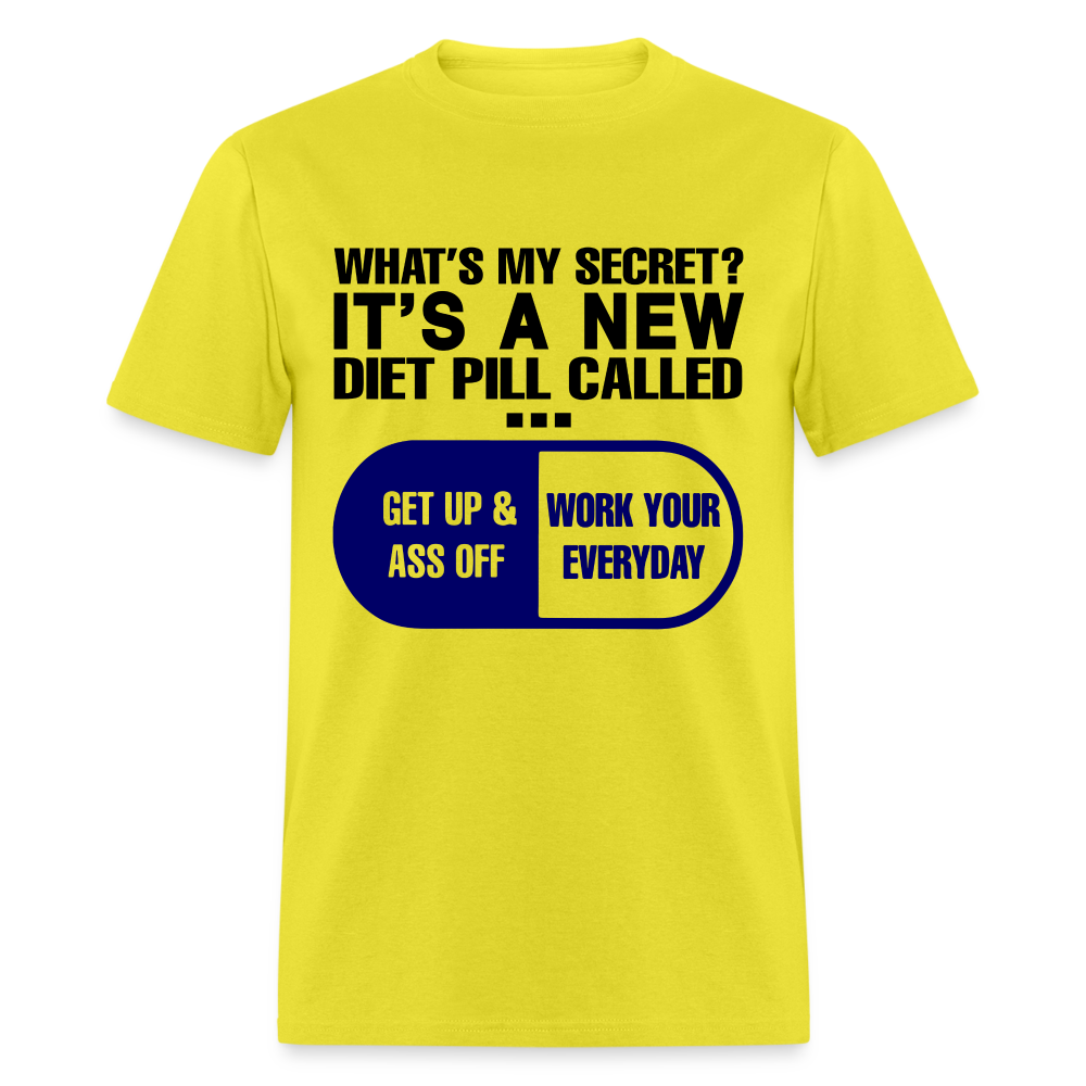 Secret Diet Pill T-Shirt - yellow