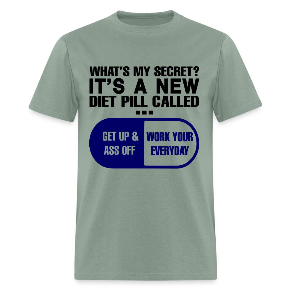 Secret Diet Pill T-Shirt - sage