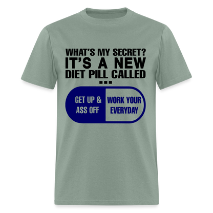 Secret Diet Pill T-Shirt - sage