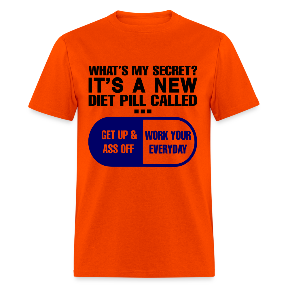 Secret Diet Pill T-Shirt - orange