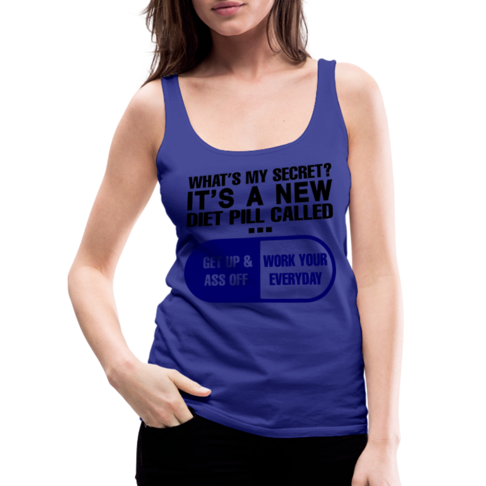 Secret Diet Pill Women’s Premium Tank Top - royal blue