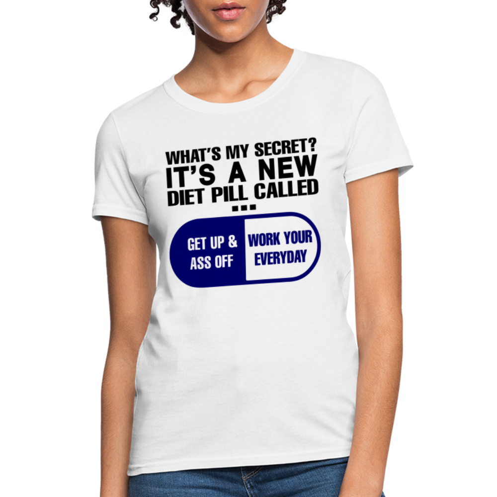 Secret Diet Pill Women's T-Shirt - white