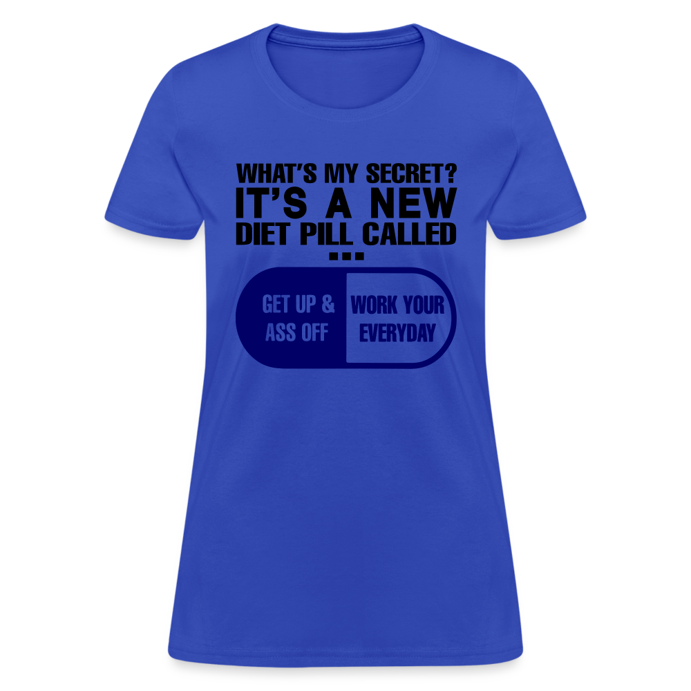 Secret Diet Pill Women's T-Shirt - royal blue