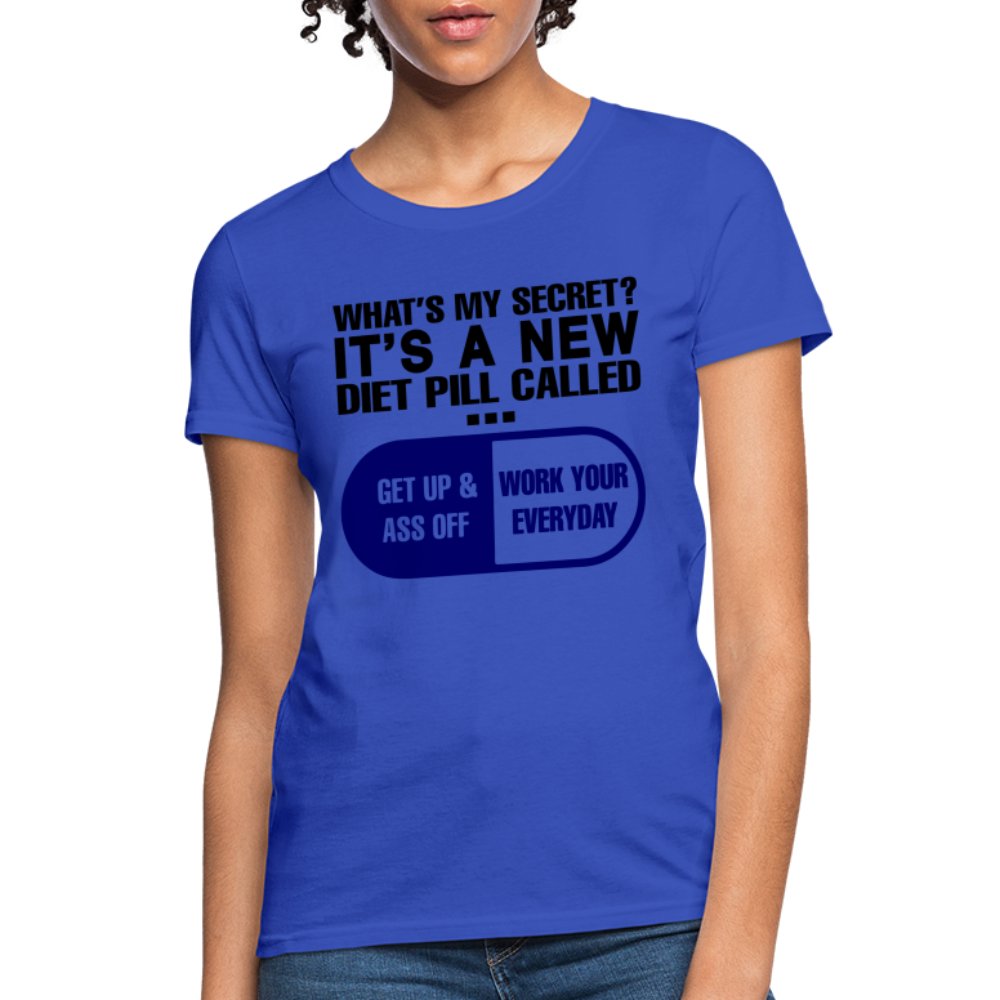 Secret Diet Pill Women's T-Shirt - royal blue