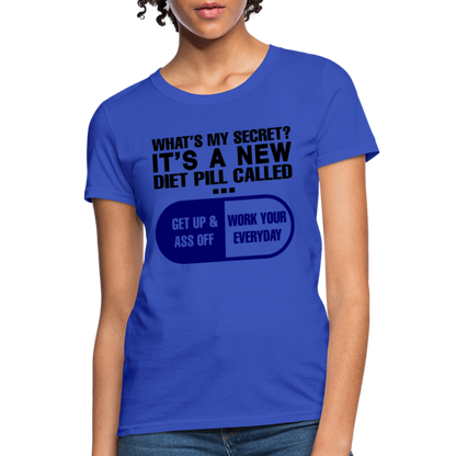 Secret Diet Pill Women's T-Shirt - royal blue