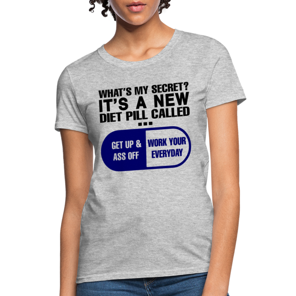 Secret Diet Pill Women's T-Shirt - heather gray