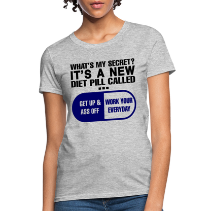 Secret Diet Pill Women's T-Shirt - heather gray