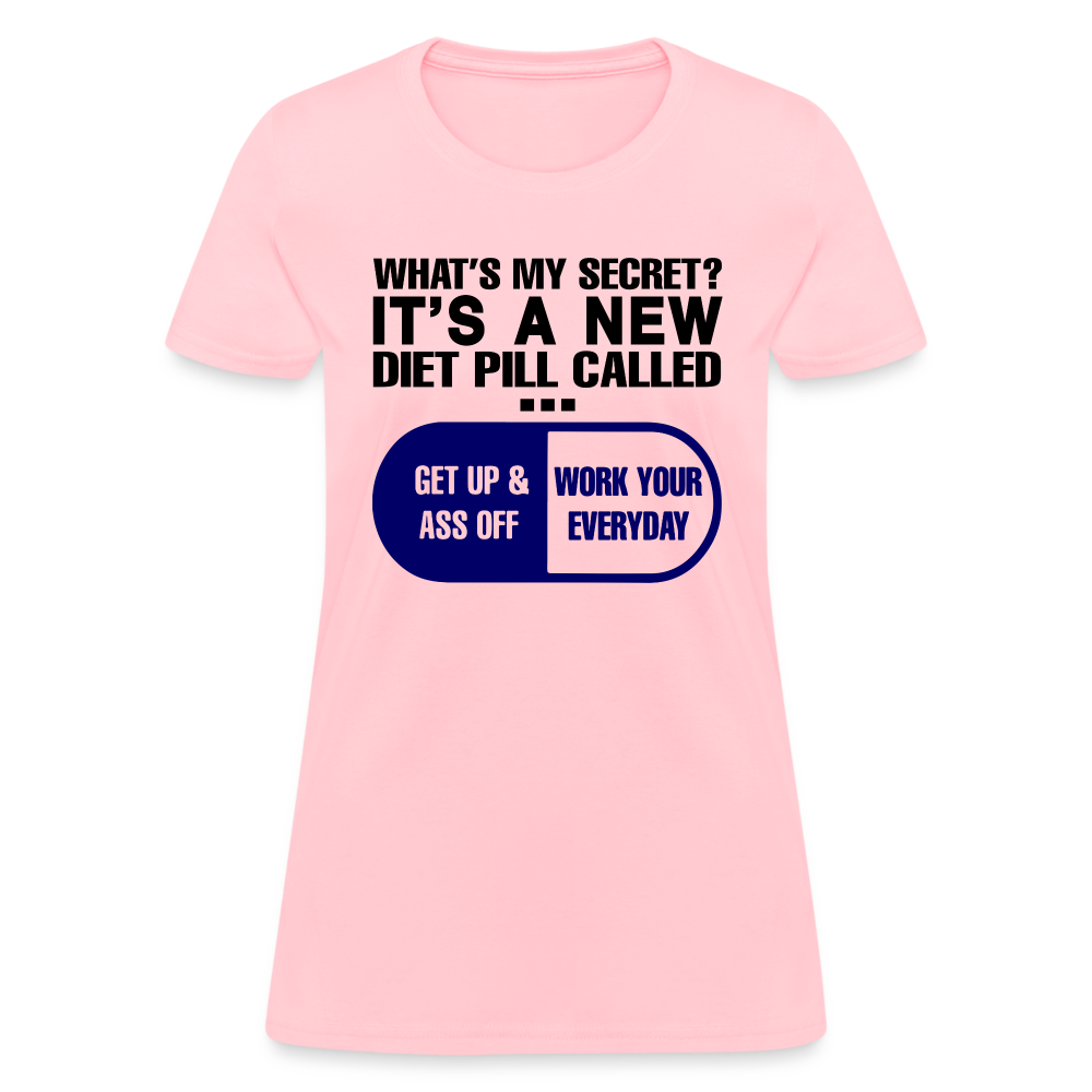 Secret Diet Pill Women's T-Shirt - pink