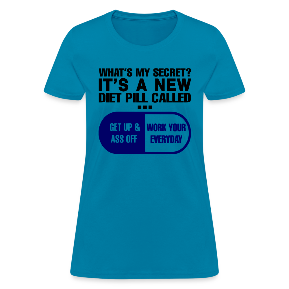 Secret Diet Pill Women's T-Shirt - turquoise