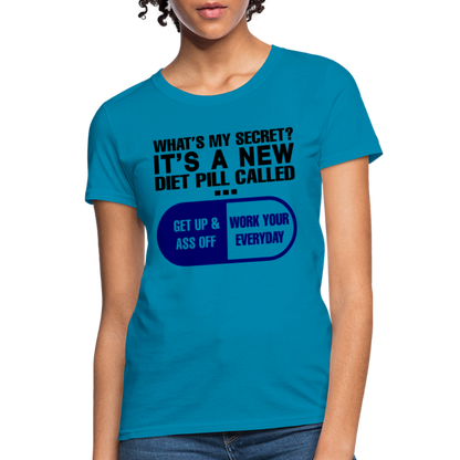 Secret Diet Pill Women's T-Shirt - turquoise