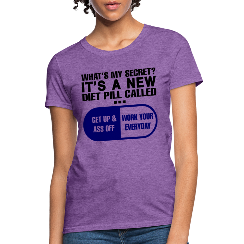 Secret Diet Pill Women's T-Shirt - purple heather