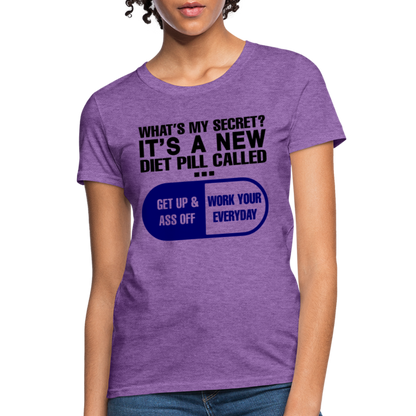 Secret Diet Pill Women's T-Shirt - purple heather