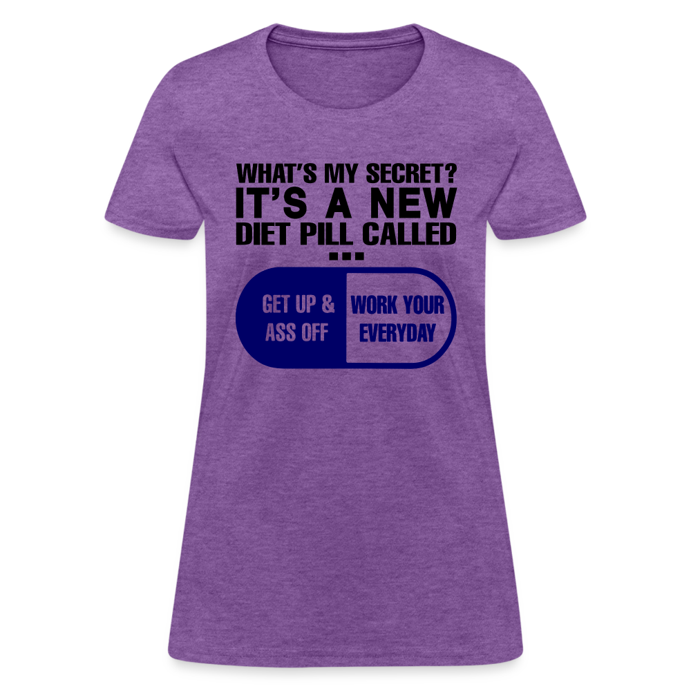 Secret Diet Pill Women's T-Shirt - purple heather