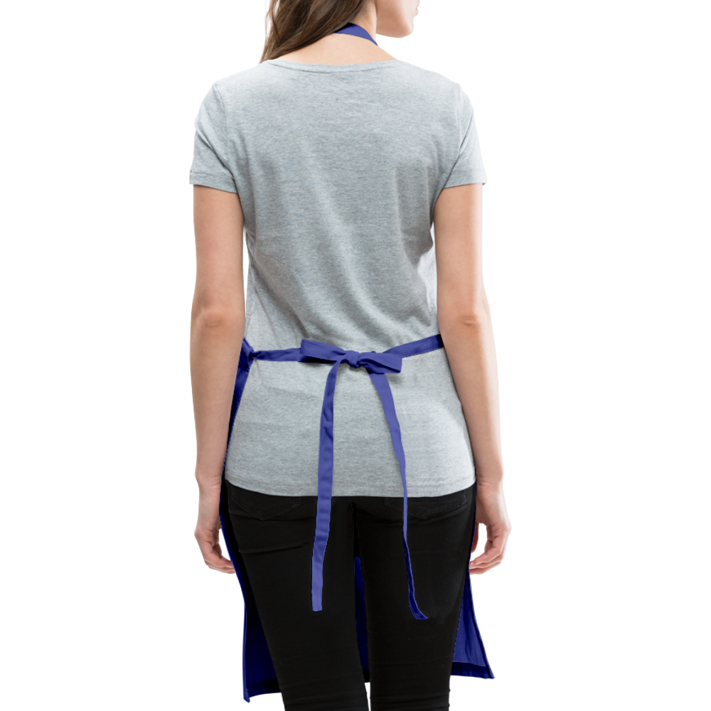 Something Are Better Left Unsaid Adjustable Apron - royal blue