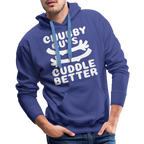 Chubby Guys Cuddle Better Men’s Premium Hoodie