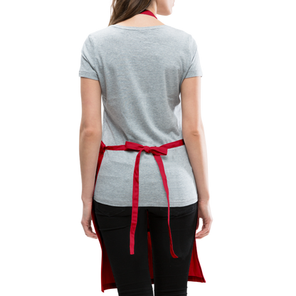 Chubby Guys Cuddle Better Adjustable Apron - red