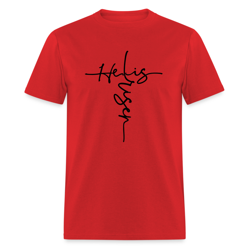 He Is Risen T-Shirt - red