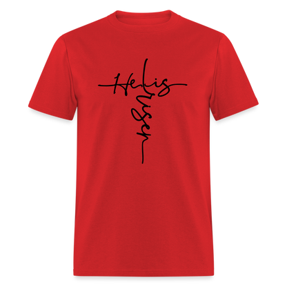 He Is Risen T-Shirt - red