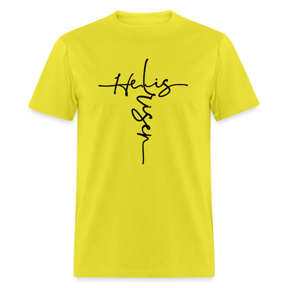 He Is Risen T-Shirt - yellow