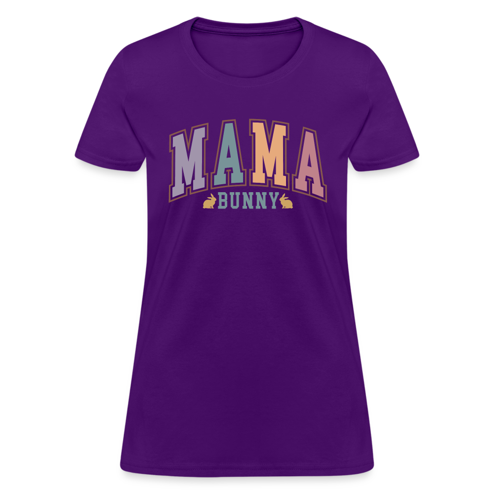 Mama Bunny Women's T-Shirt (Easter) - purple