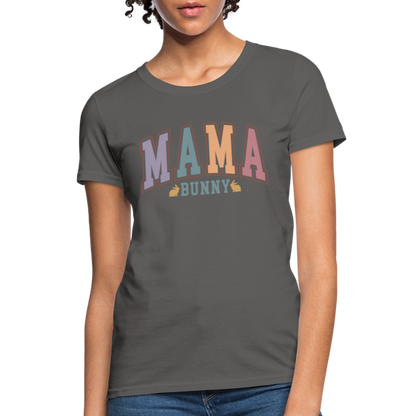 Mama Bunny Women's T-Shirt (Easter) - charcoal