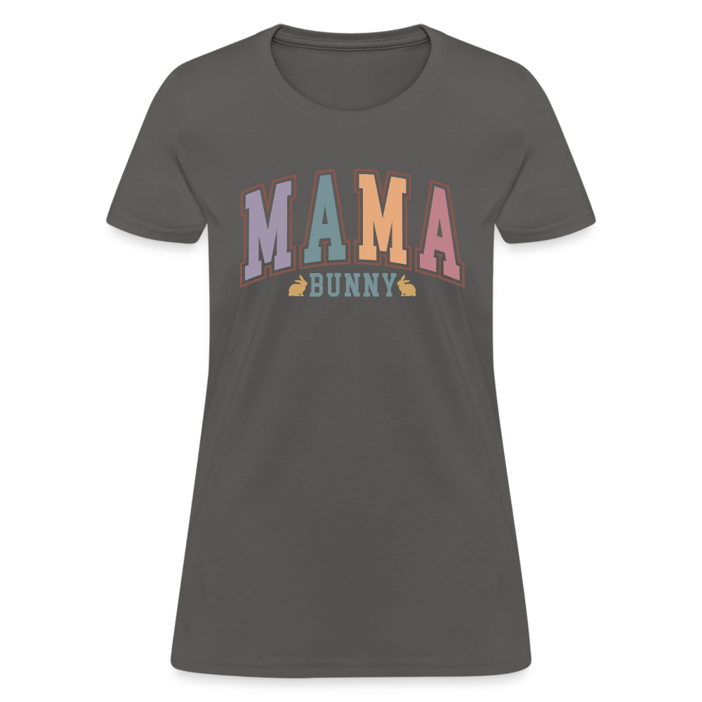 Mama Bunny Women's T-Shirt (Easter) - charcoal