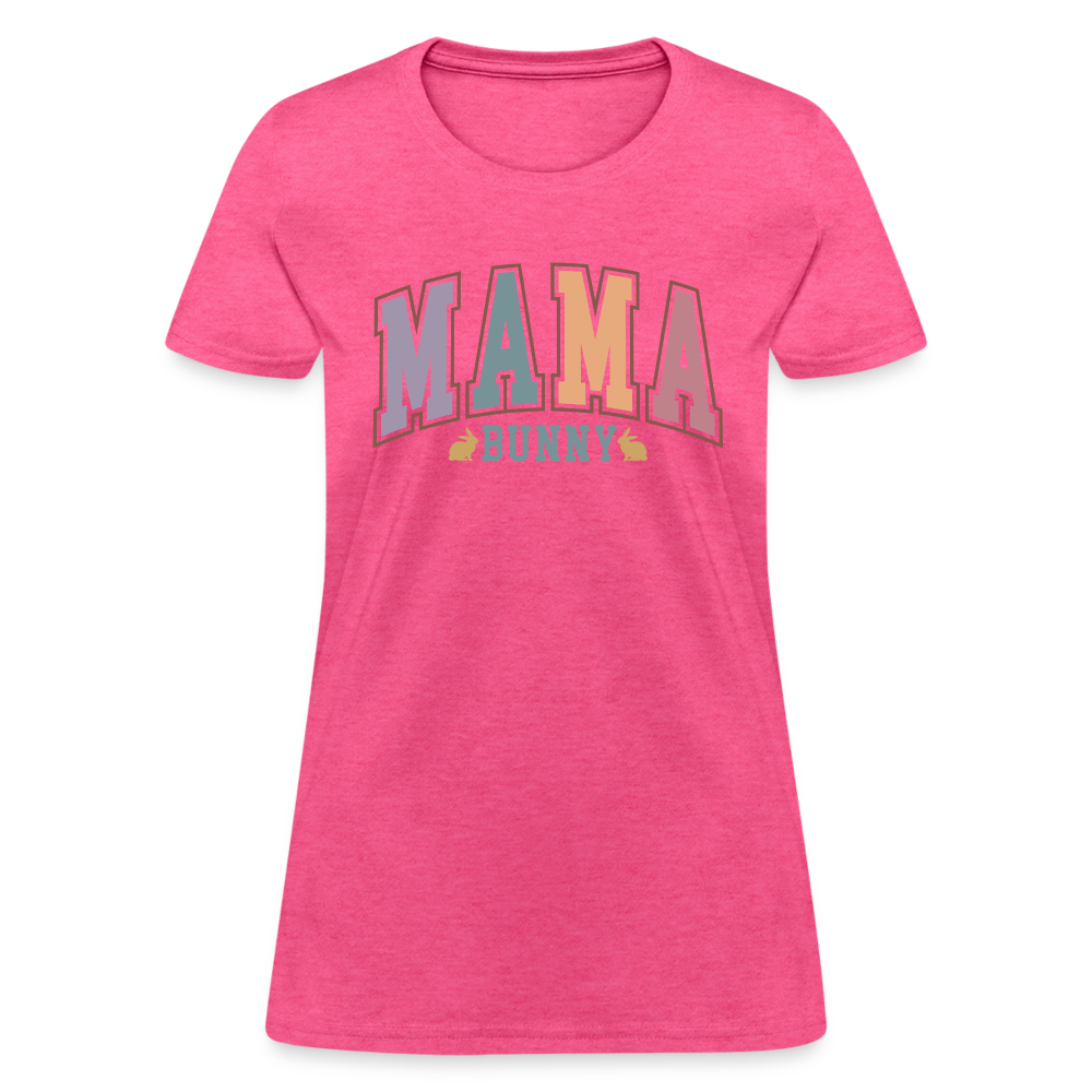 Mama Bunny Women's T-Shirt (Easter) - heather pink