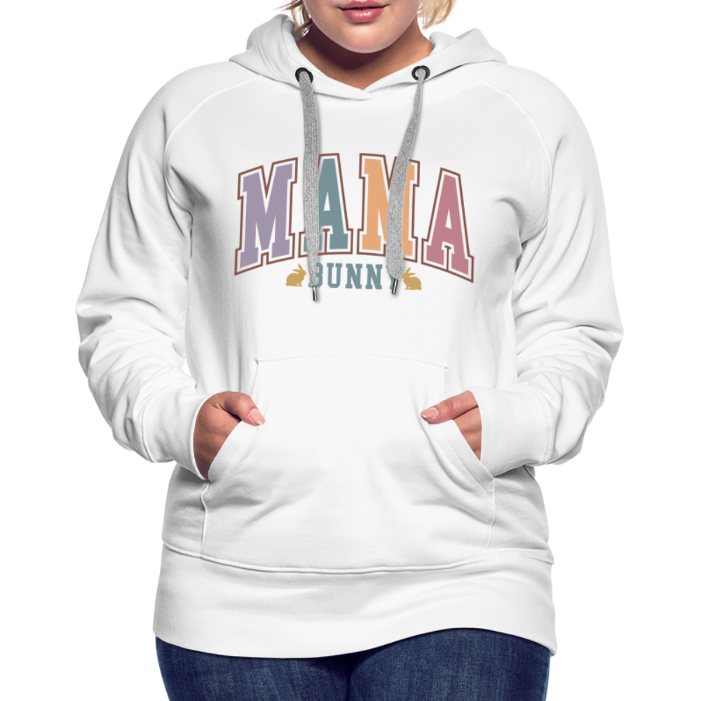 Mama Bunny Women’s Premium Hoodie (Easter) - white