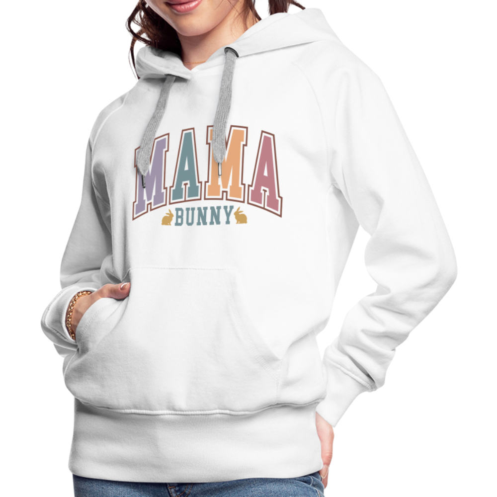 Mama Bunny Women’s Premium Hoodie (Easter) - white