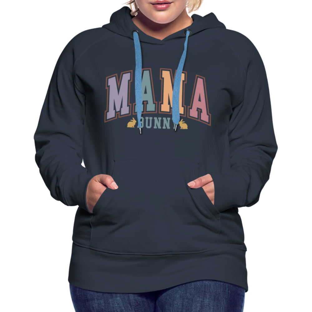 Mama Bunny Women’s Premium Hoodie (Easter) - navy