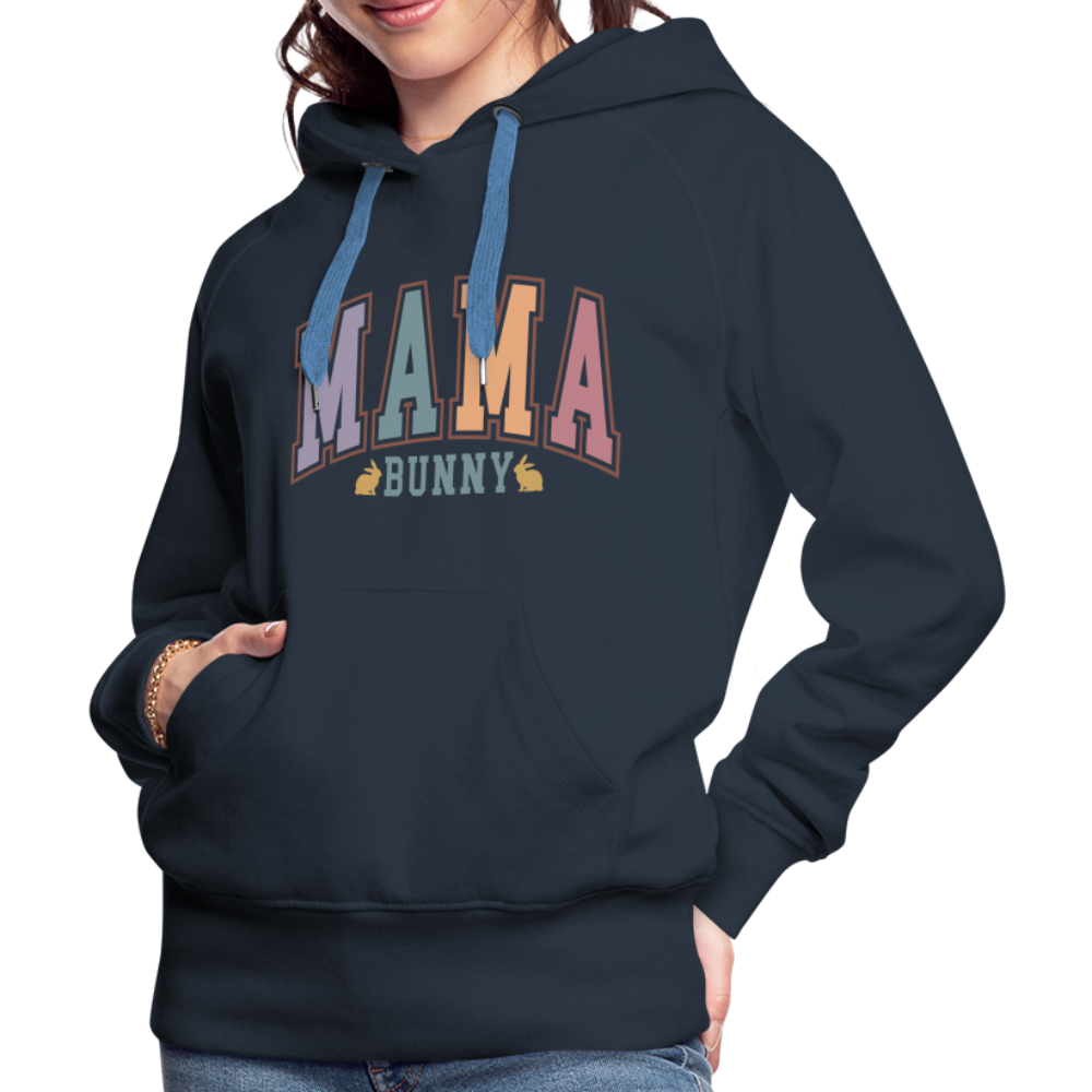 Mama Bunny Women’s Premium Hoodie (Easter) - navy