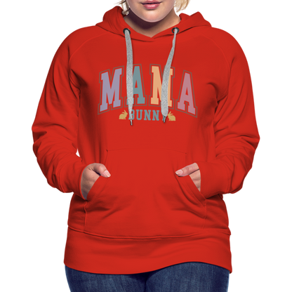 Mama Bunny Women’s Premium Hoodie (Easter) - red