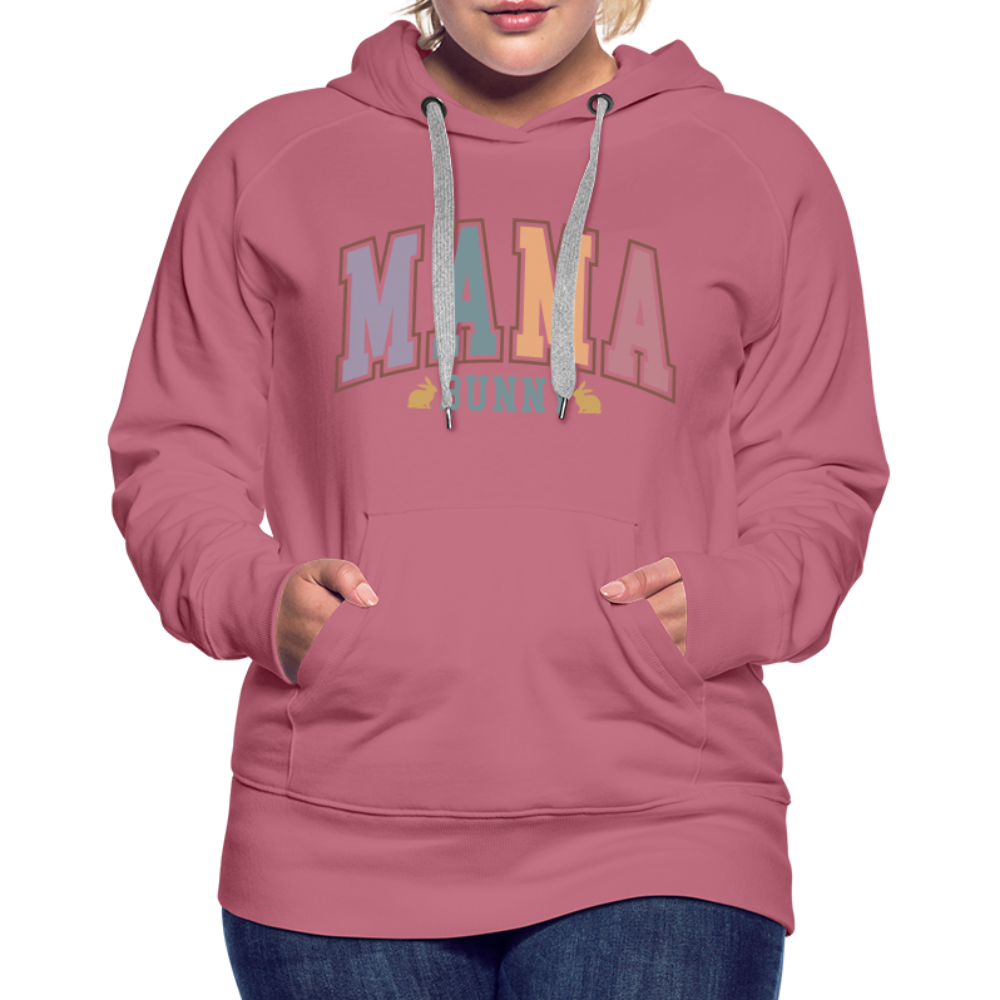 Mama Bunny Women’s Premium Hoodie (Easter) - mauve