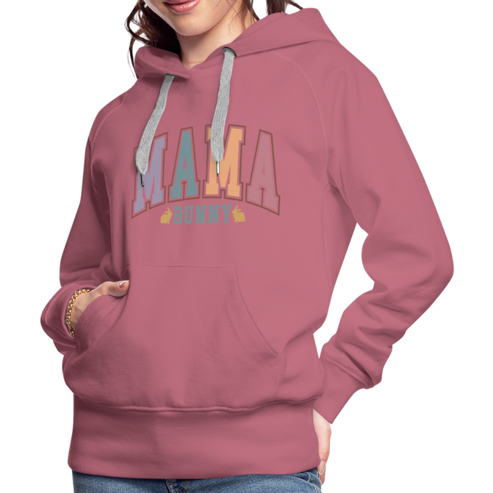 Mama Bunny Women’s Premium Hoodie (Easter) - mauve